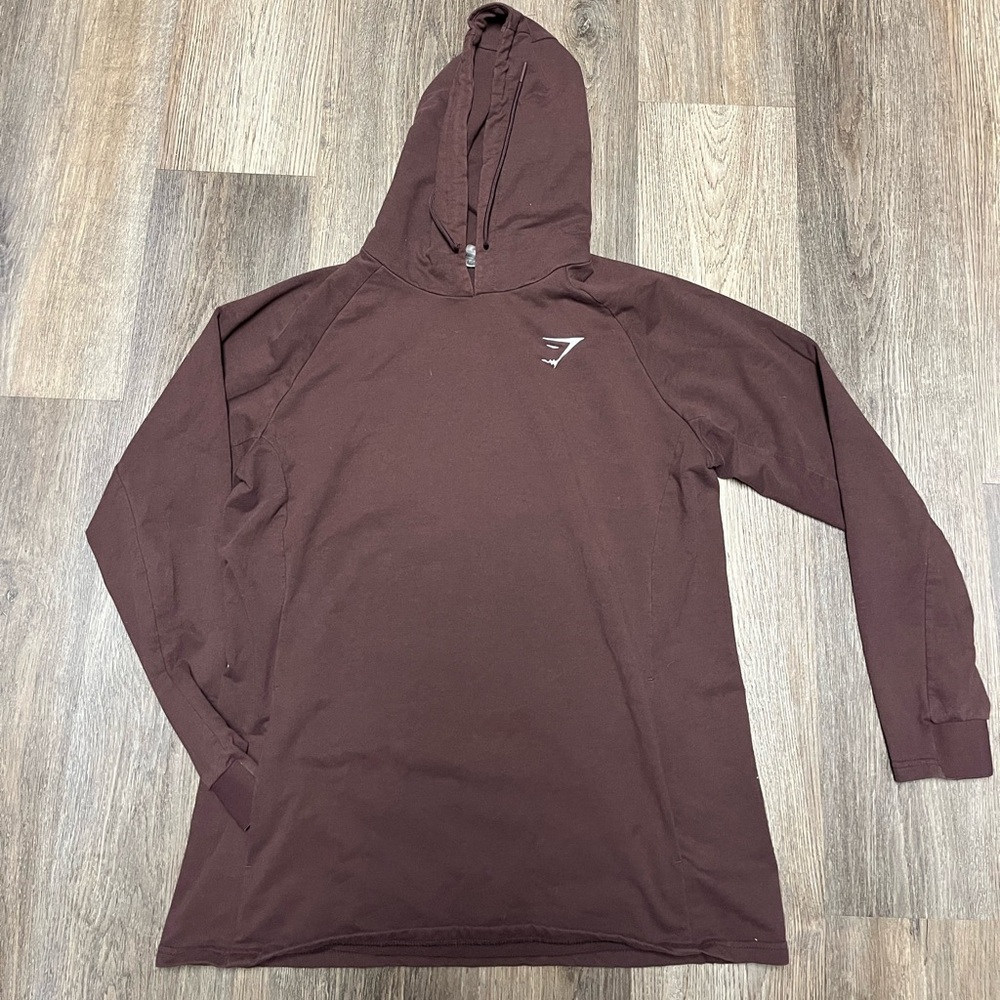 Gym Shark Maroon hoodie Pullover Men’s Large